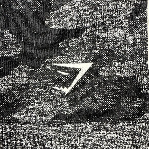 Gymshark Adapt Seamless Black Gray Camo Sports Leggings Size Small - Picture 7 of 11